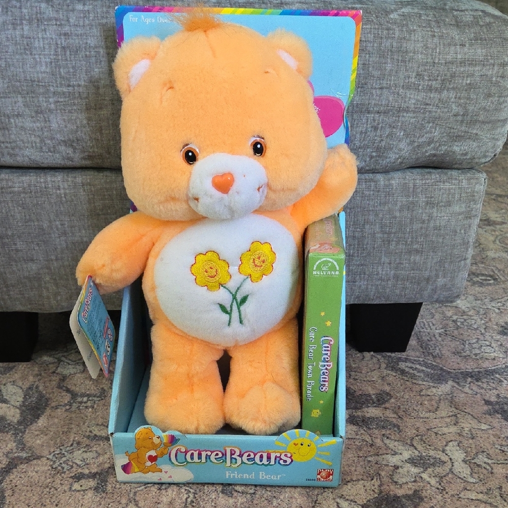 Care Bears Orange and White Stuffed Animal Plush